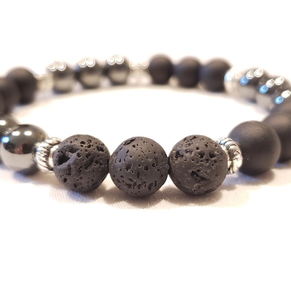 Lave Stone Diffuser Bracelet - Picture 2 of 6